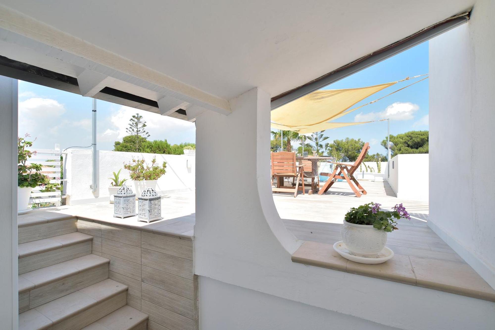 Romantic House Terrazza Vista Mare سانتا ماريا ديل فوكالو الغرفة الصورة